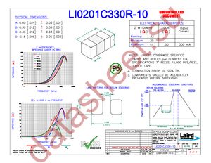 LI0201C330R-10 datasheet  